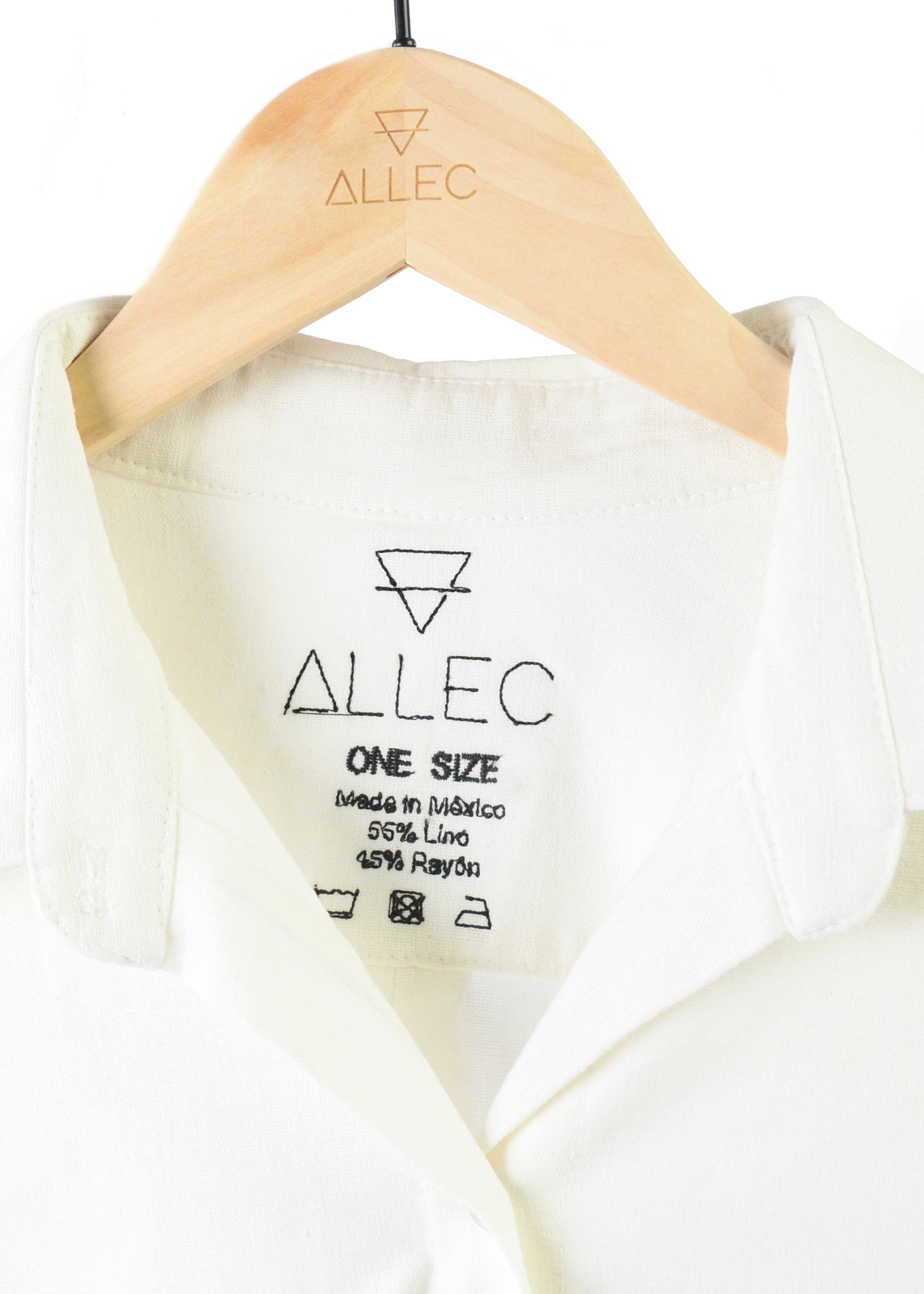 WHITE CLASSIC CHEMISE